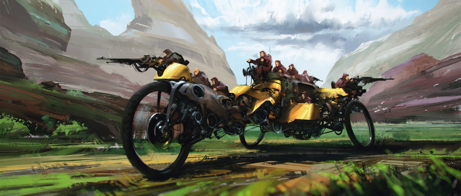 Download Sci Fi Vehicle 4k Ultra HD Wallpaper by polosatkin