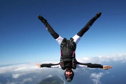 skydiving Sports HD Desktop Wallpaper | Background Image