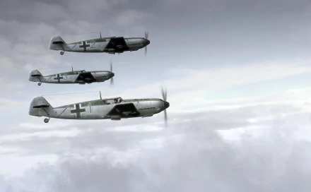 military Messerschmitt Bf 109 HD Desktop Wallpaper | Background Image