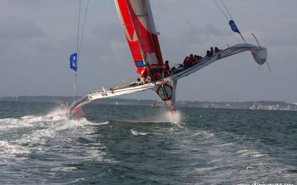 vehicle trimaran HD Desktop Wallpaper | Background Image