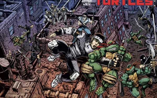 Comic Teenage Mutant Ninja Turtles HD Desktop Wallpaper | Background Image