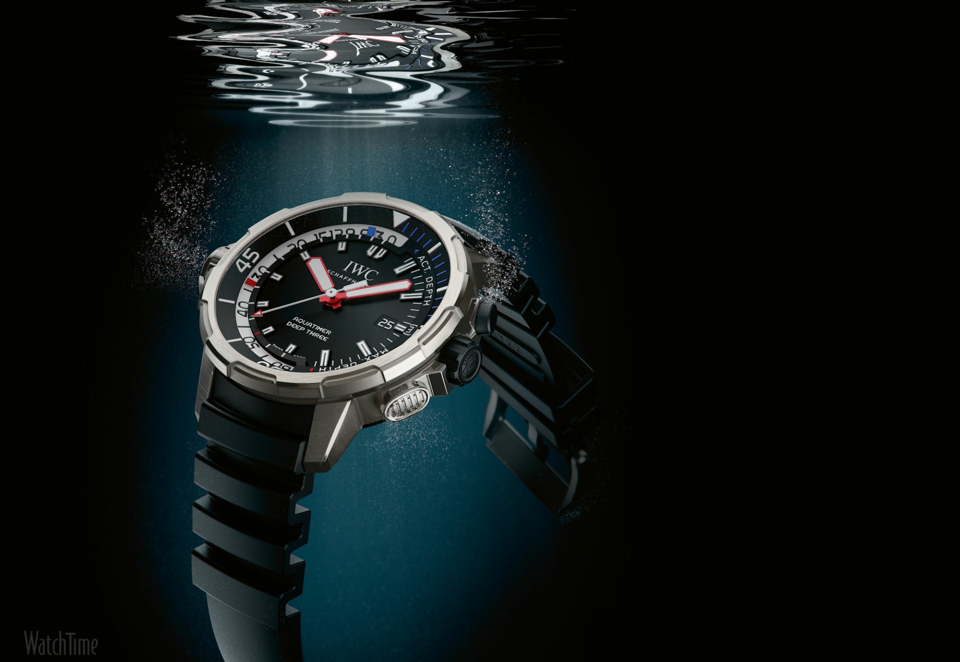 Download Reflection Iwc Aquatimer Man Made Watch HD Wallpaper