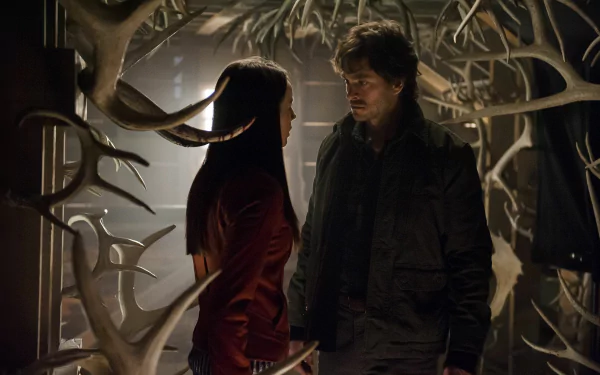 Caroline Dhavernas Hugh Dancy TV Show Hannibal HD Desktop Wallpaper | Background Image