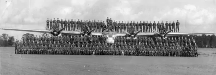  British Aircrews with a Consolidated B-24 Liberator, WWII