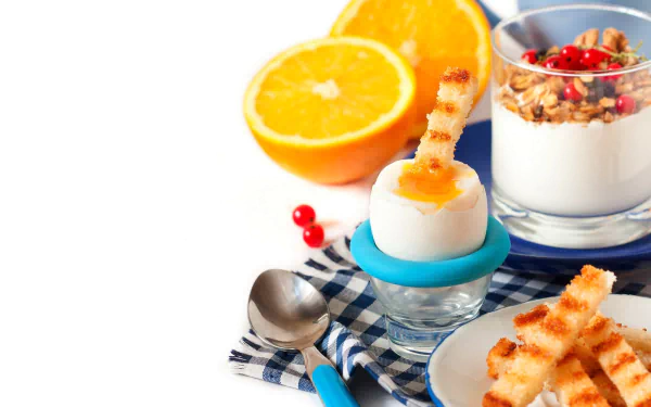 orange (Fruit) cereal yogurt milk food breakfast HD Desktop Wallpaper | Background Image