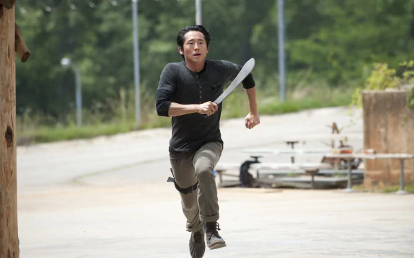 Glenn Rhee Steven Yeun TV Show The Walking Dead HD Desktop Wallpaper | Background Image