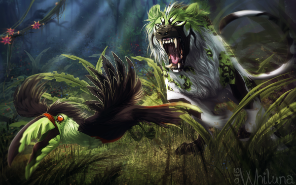 Fantasy Animal Fantasy Animals Bird HD Wallpaper | Background Image