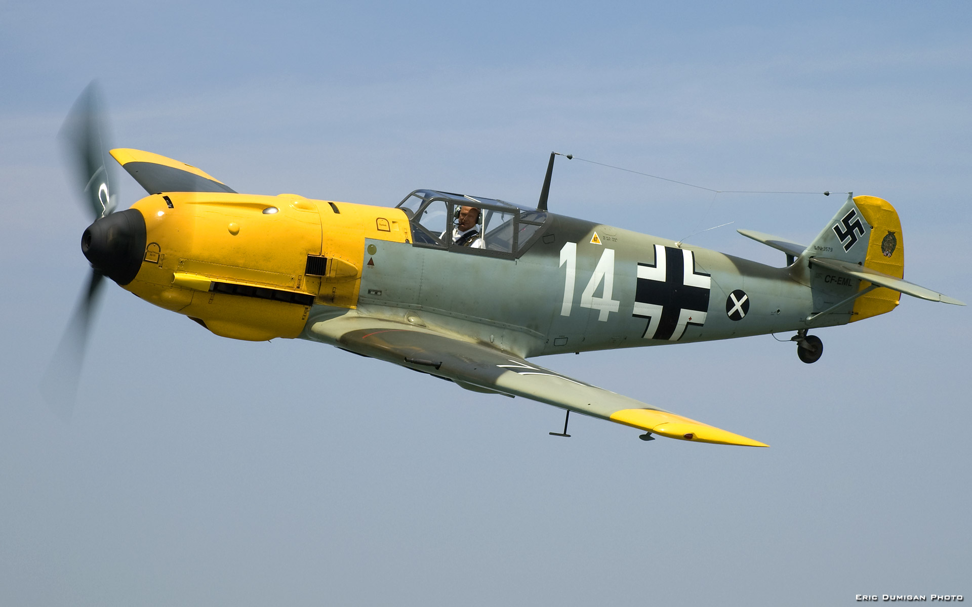 Military Messerschmitt Bf 109 HD Wallpaper | Background Image