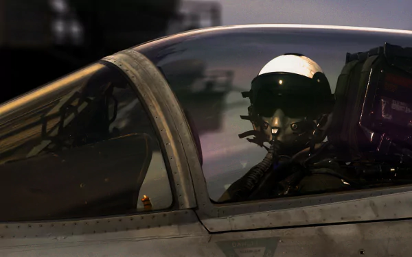 military pilot HD Desktop Wallpaper | Background Image