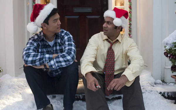 Kal Penn John Cho movie A Very Harold & Kumar Christmas HD Desktop Wallpaper | Background Image
