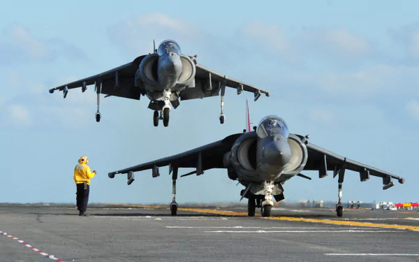 military McDonnell Douglas AV-8B Harrier II HD Desktop Wallpaper | Background Image