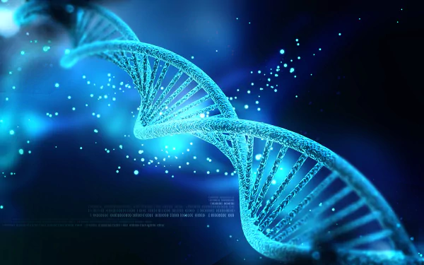 artistic DNA Structure HD Desktop Wallpaper | Background Image