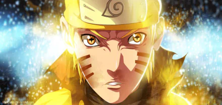 HD desktop wallpaper featuring Naruto Uzumaki from the anime Naruto, showcasing his determined expression and iconic hairstyle against a vibrant, dynamic background.