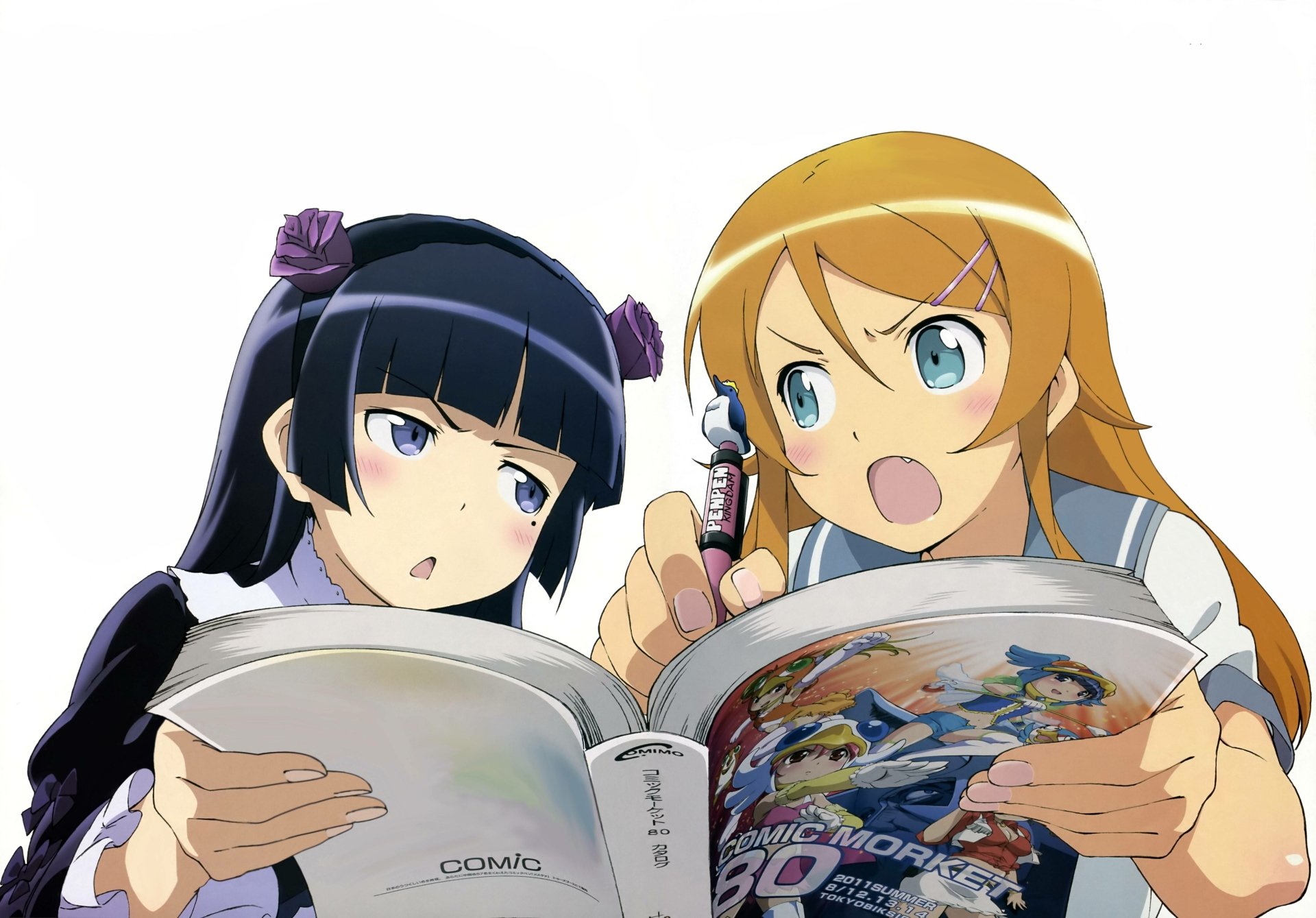 Download Ruri Gokō Kirino Kousaka Anime Oreimo 4k Ultra HD Wallpaper