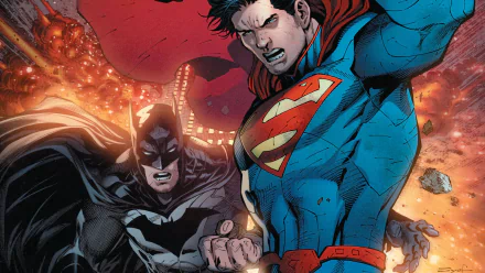 Superman Batman Comic Batman/Superman HD Desktop Wallpaper | Background Image