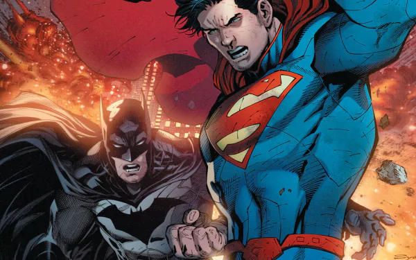 Superman Batman Comic Batman/Superman HD Desktop Wallpaper | Background Image