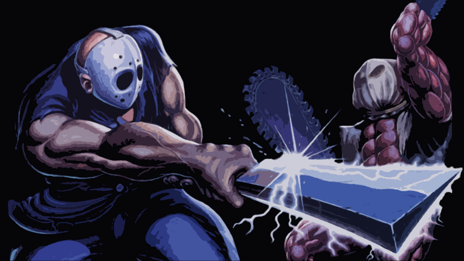 Video Game Splatterhouse HD Wallpaper by Dave Wilkins