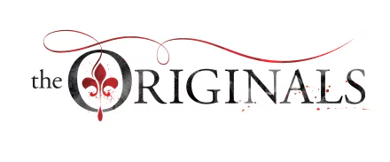 Stylized logo of The Originals TV show featuring bold lettering and a splash of red, set against a clean background. High-resolution 4K Ultra HD wallpaper for desktop use.