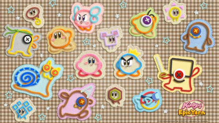 video game Kirby's Epic Yarn HD Desktop Wallpaper | Background Image