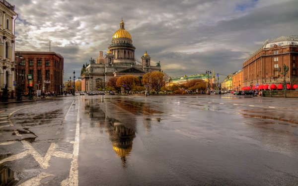 Man Made Saint Petersburg Cities Russia City Reflection Building HD Wallpaper | Background Image