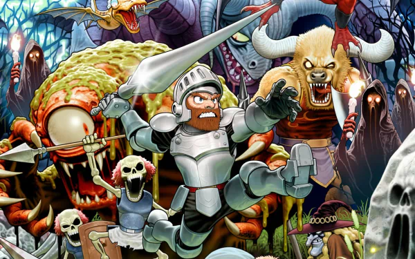 video game Ghosts 'n Goblins HD Desktop Wallpaper | Background Image