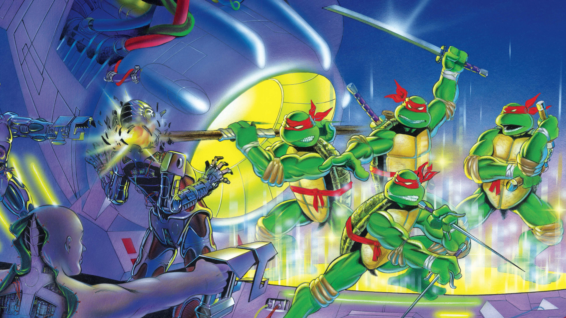 Video Game Teenage Mutant Ninja Turtles HD Wallpaper Background Image.