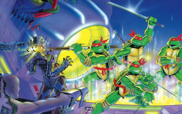 Raphael (TMNT) video game Teenage Mutant Ninja Turtles HD Desktop Wallpaper | Background Image