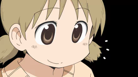 Close-up of Izumi Sakurai from the anime Nichijō, illustrated in vibrant 4K Ultra HD quality for PC desktop wallpaper and background.