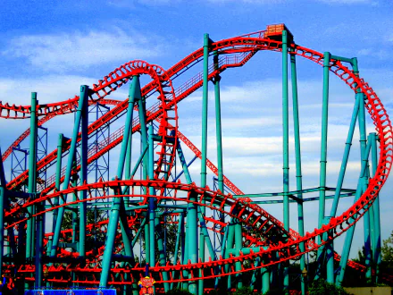 man made roller coaster HD Desktop Wallpaper | Background Image