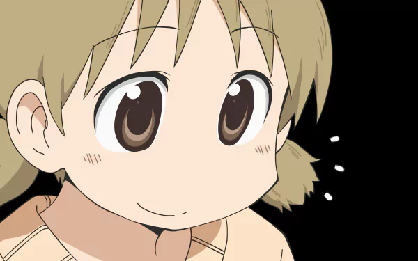 Close-up of Izumi Sakurai from the anime Nichijō, illustrated in vibrant 4K Ultra HD quality for PC desktop wallpaper and background.