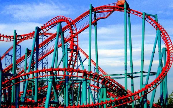man made roller coaster HD Desktop Wallpaper | Background Image
