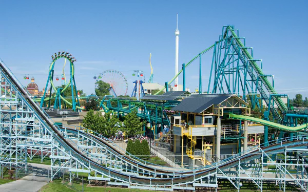 man made roller coaster HD Desktop Wallpaper | Background Image