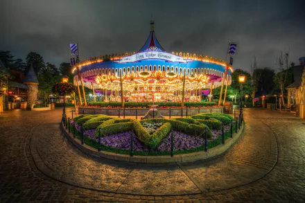 man made carousel HD Desktop Wallpaper | Background Image
