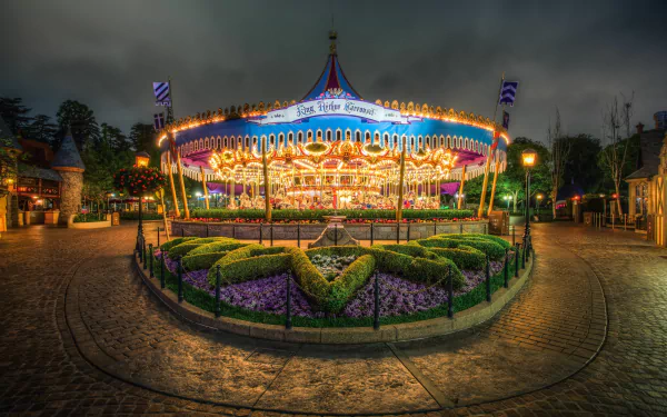 man made carousel HD Desktop Wallpaper | Background Image