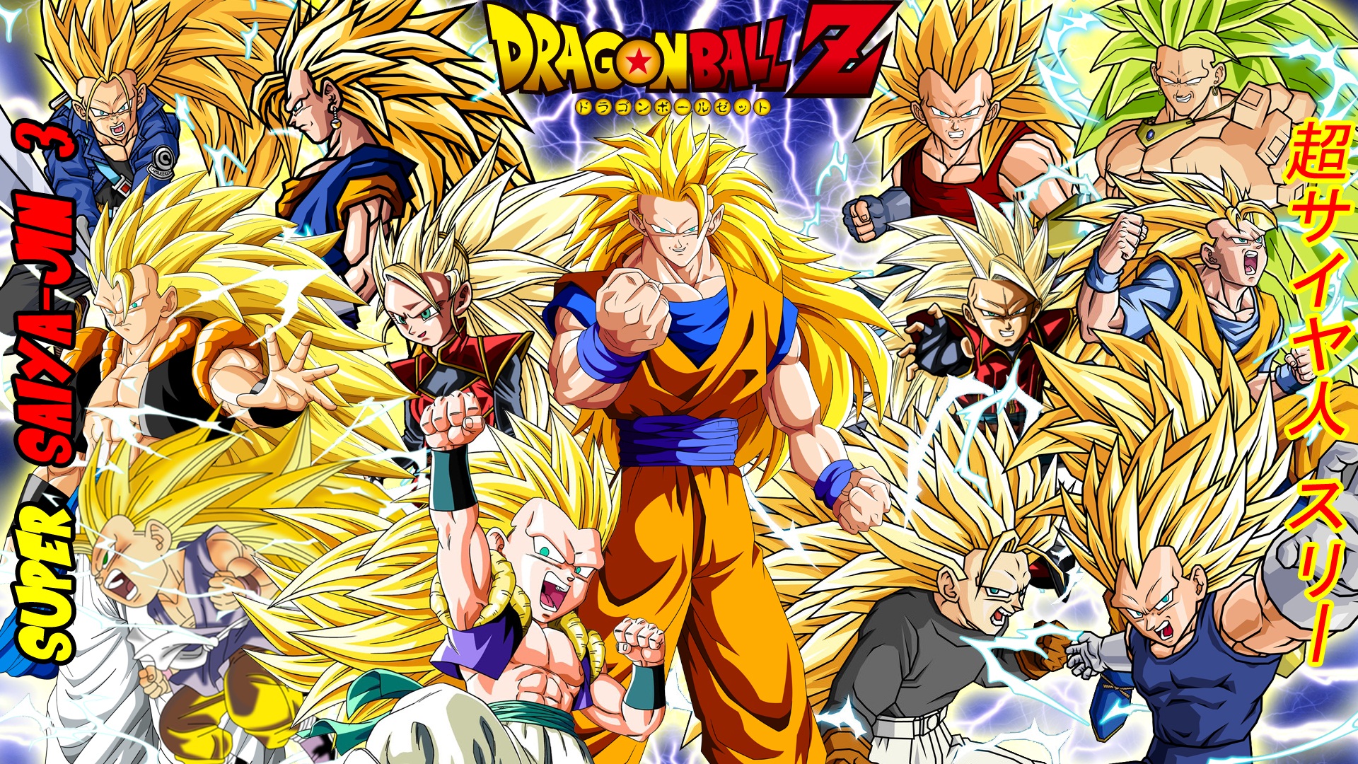 Download Goku Ascends to Super Saiyan 3 Wallpaper, super saiyajin