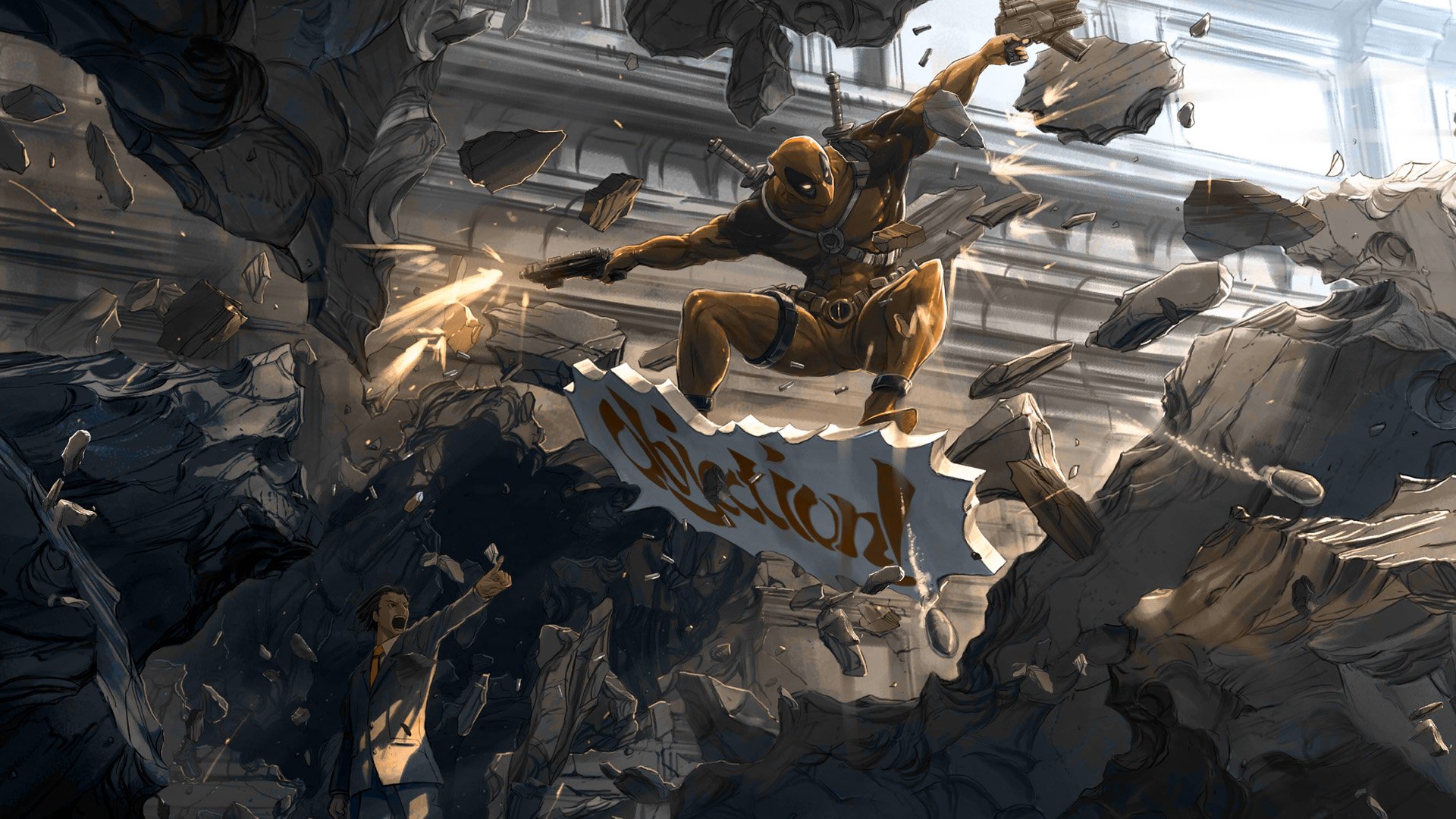 Download Comic Deadpool HD Wallpaper