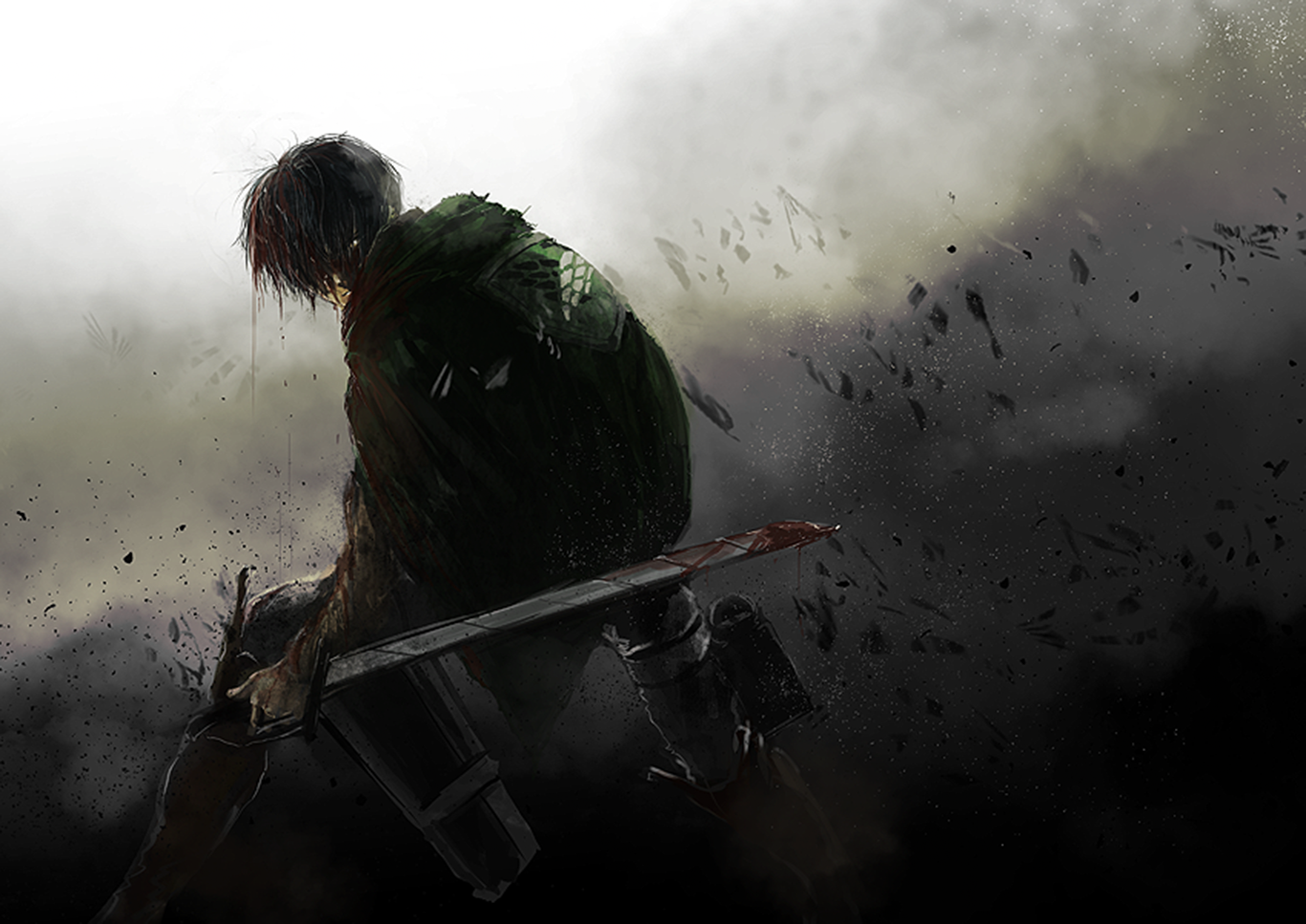 Levi Ackerman Fondo de Pantalla and Fondo de escritorio | 1366x967 | ID