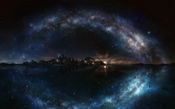 Sci Fi Night Sky HD Desktop Wallpaper | Background Image