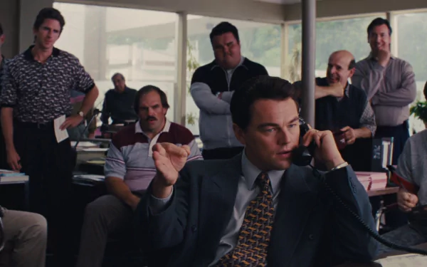 Jordan Belfort Leonardo Dicaprio movie The Wolf of Wall Street HD Desktop Wallpaper | Background Image
