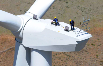 man made wind turbine HD Desktop Wallpaper | Background Image
