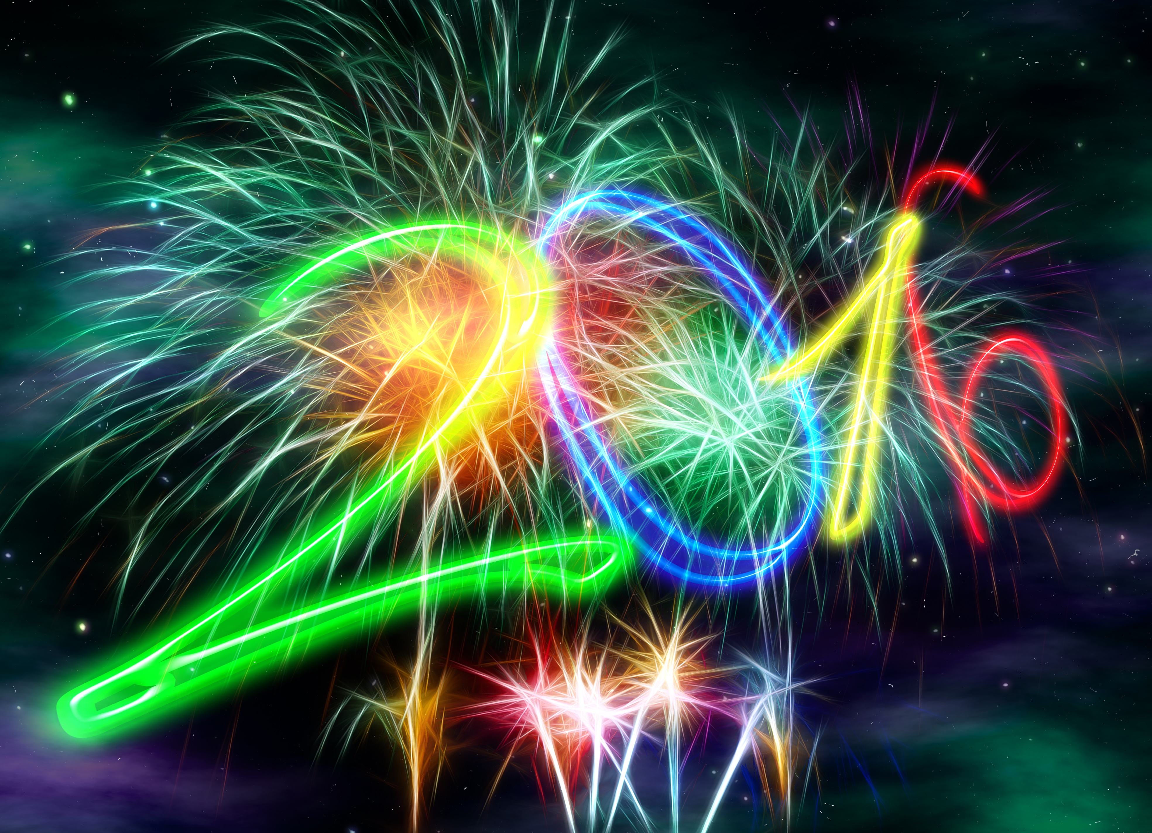 New Year 2016, make it explode in fireworks by Gerd Altmann