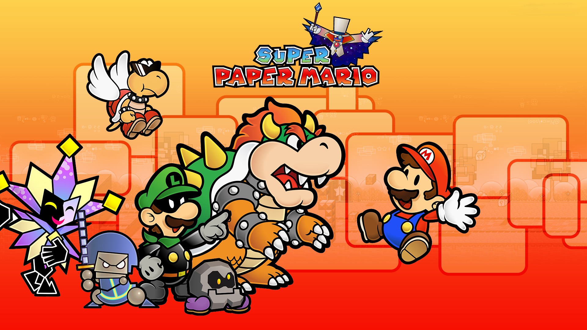 Super Paper Mario Full HD Wallpaper and Background Image | 1920x1080