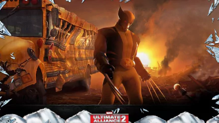 school bus Wolverine video game Marvel: Ultimate Alliance 2 HD Desktop Wallpaper | Background Image
