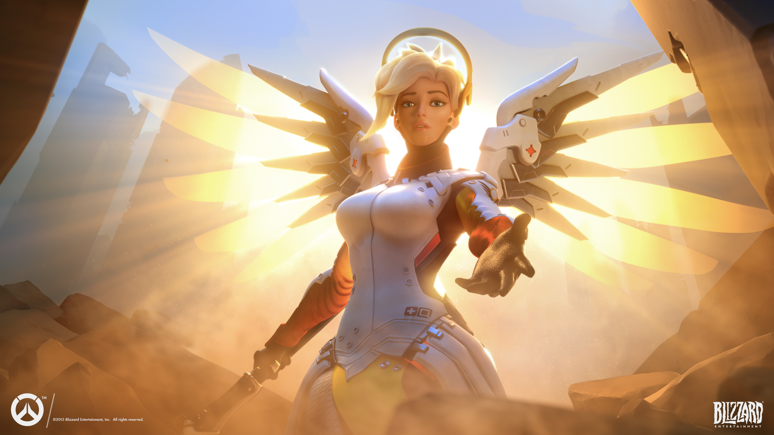 Mercy Triumphs Hd Wallpaper Overwatch 9693