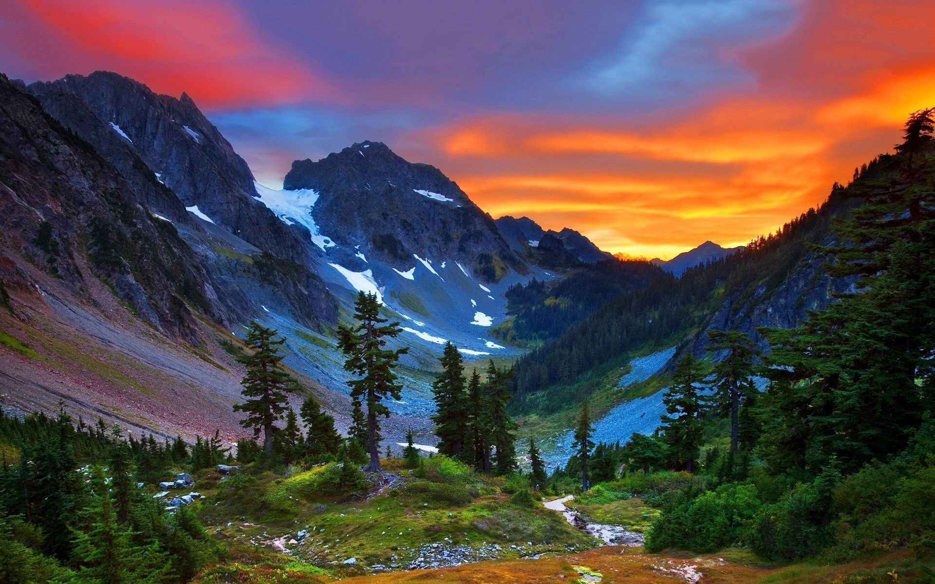 Nature Alps Mountain HD Wallpaper | Background Image