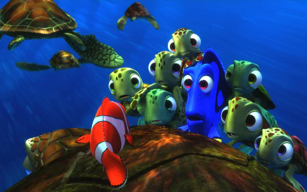 Dory (Finding Nemo) Marlin (Finding Nemo) movie Finding Nemo HD Desktop Wallpaper | Background Image