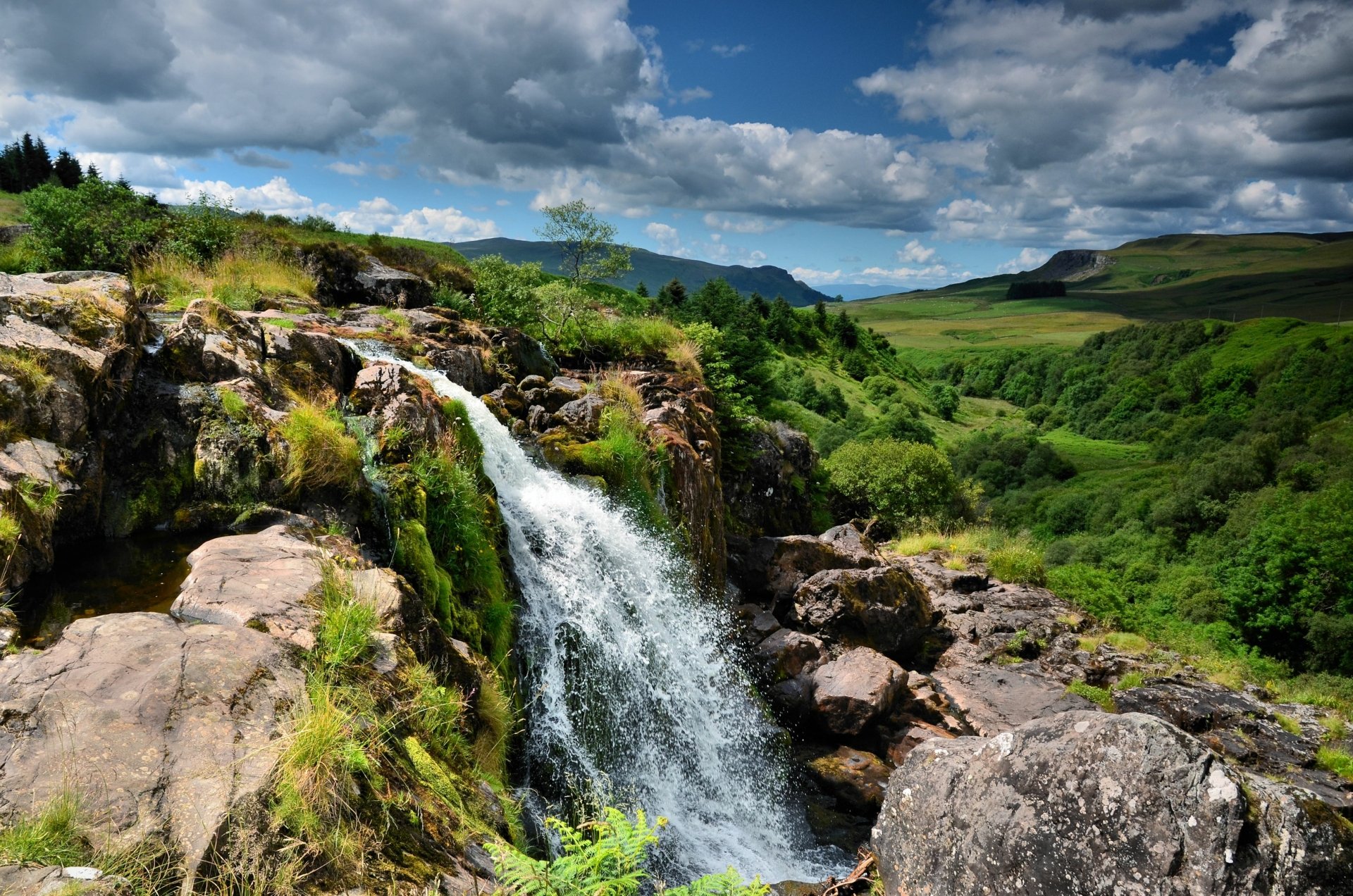 Loup Of Fintry Waterfall HD Wallpaper