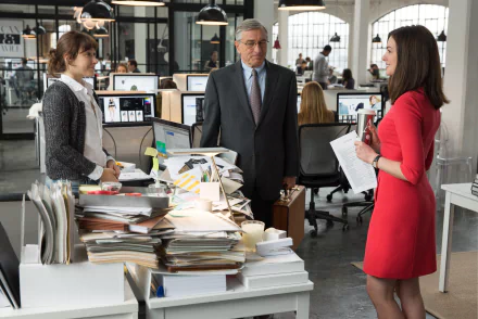Anne Hathaway Robert De Niro movie The Intern HD Desktop Wallpaper | Background Image