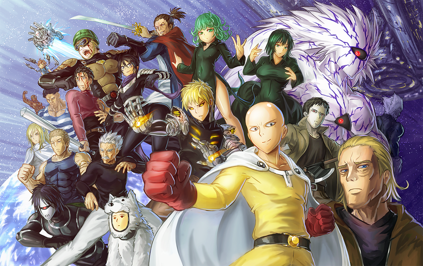 One Punch Man S-Class Anime Characters 4K Wallpaper #6.801