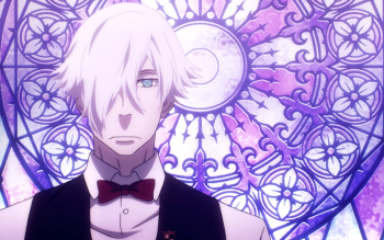 Death Parade - Personagens de anime (minimalista) 6K baixar papel de parede